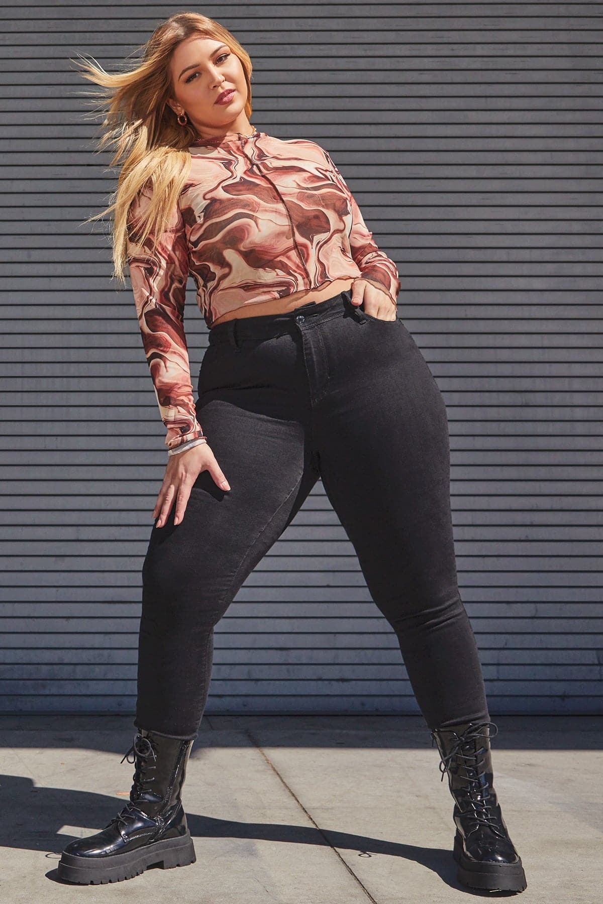Women's Plus Essential Sustainable Skinny Jeans - Love Salve 