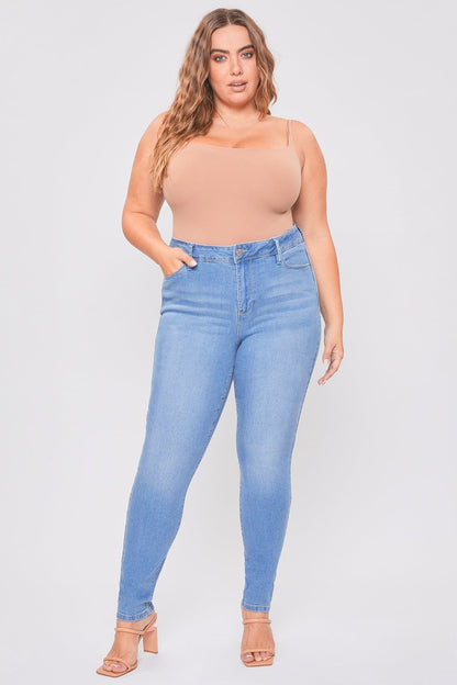 Women's Plus Essential Sustainable Skinny Jeans - Love Salve 