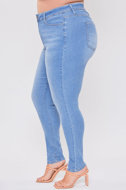 Women's Plus Essential Sustainable Skinny Jeans - Love Salve 