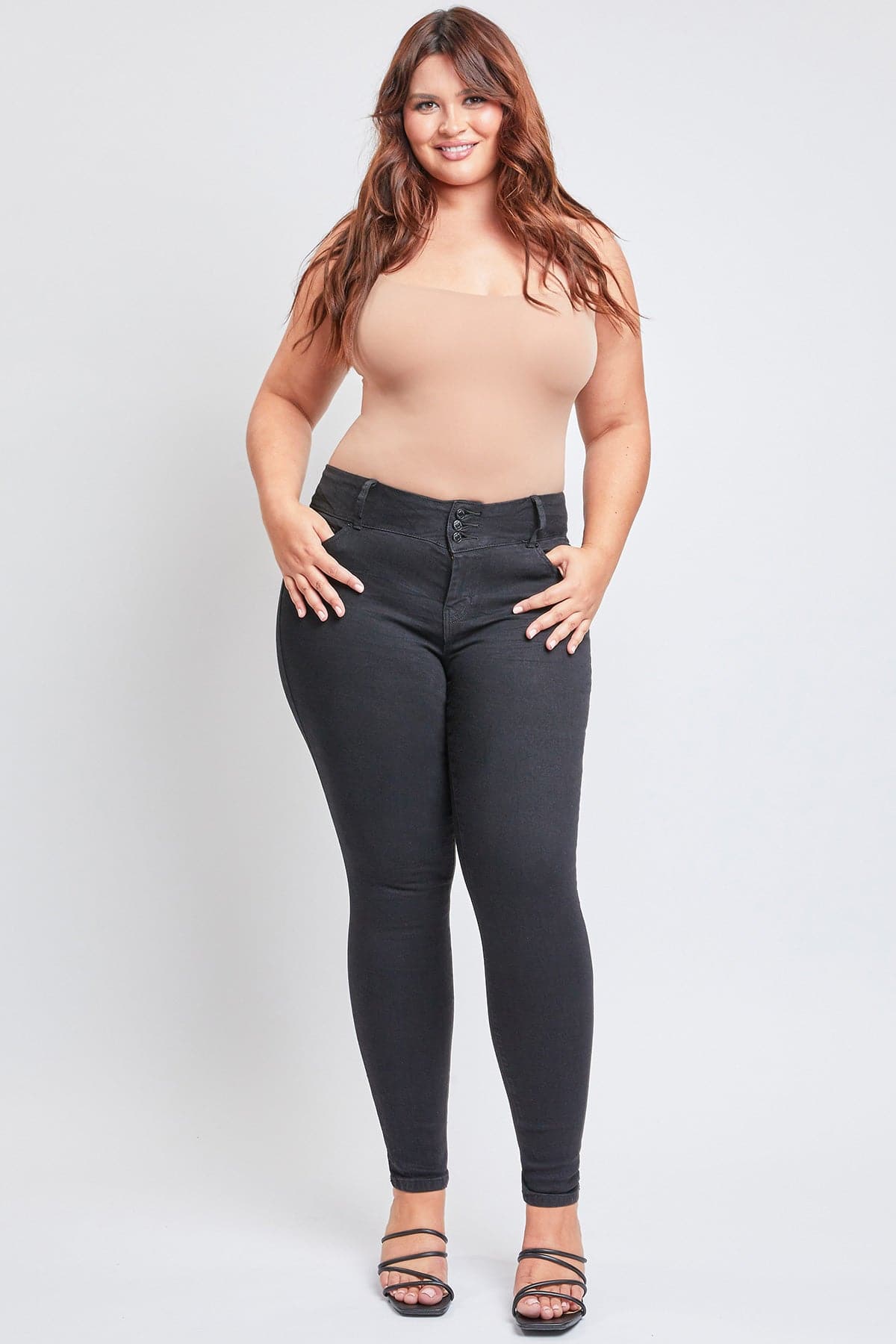Women's Plus Essential Sustainable Skinny Jeans - Love Salve 