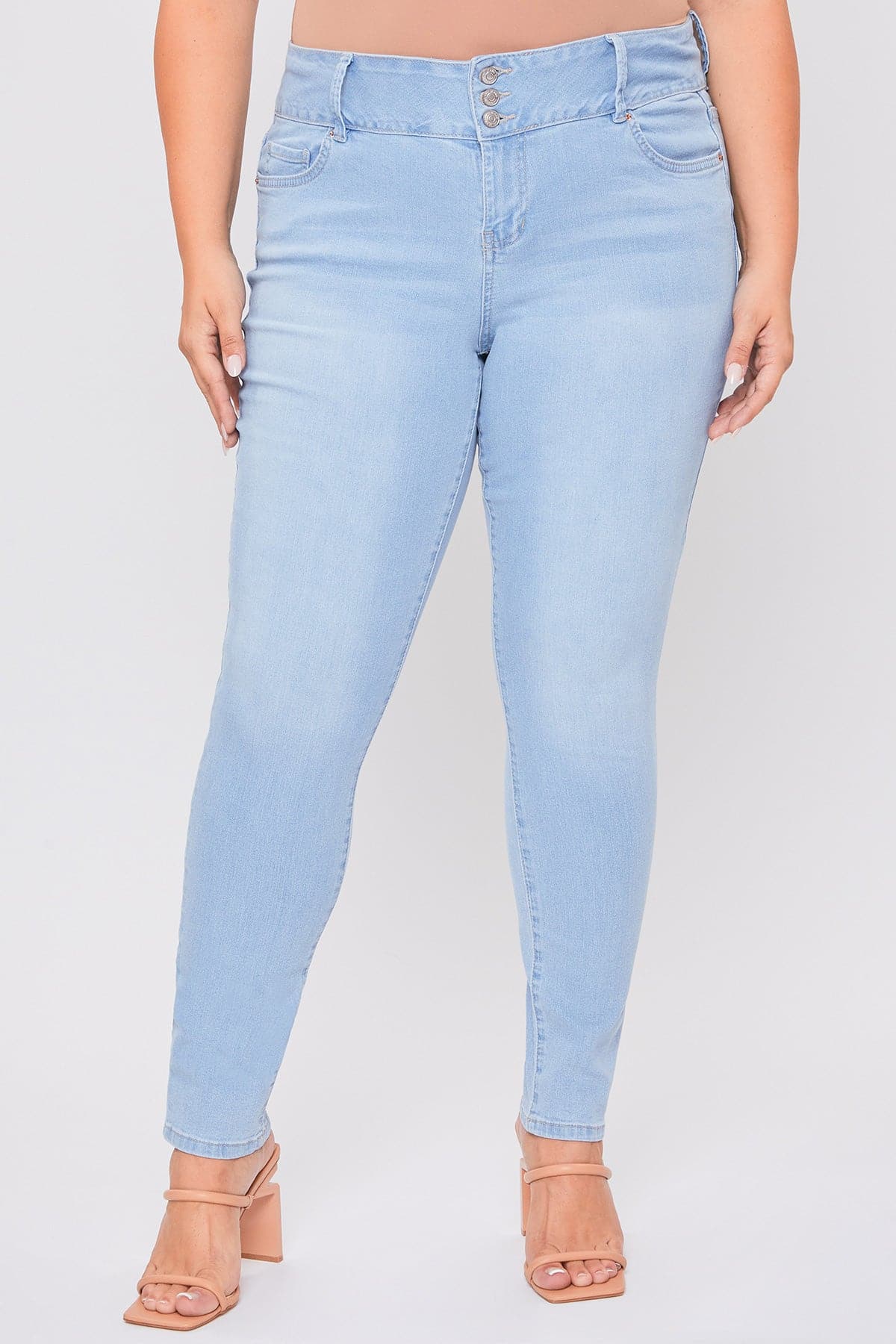 Women's Plus Essential Sustainable Skinny Jeans - Love Salve 