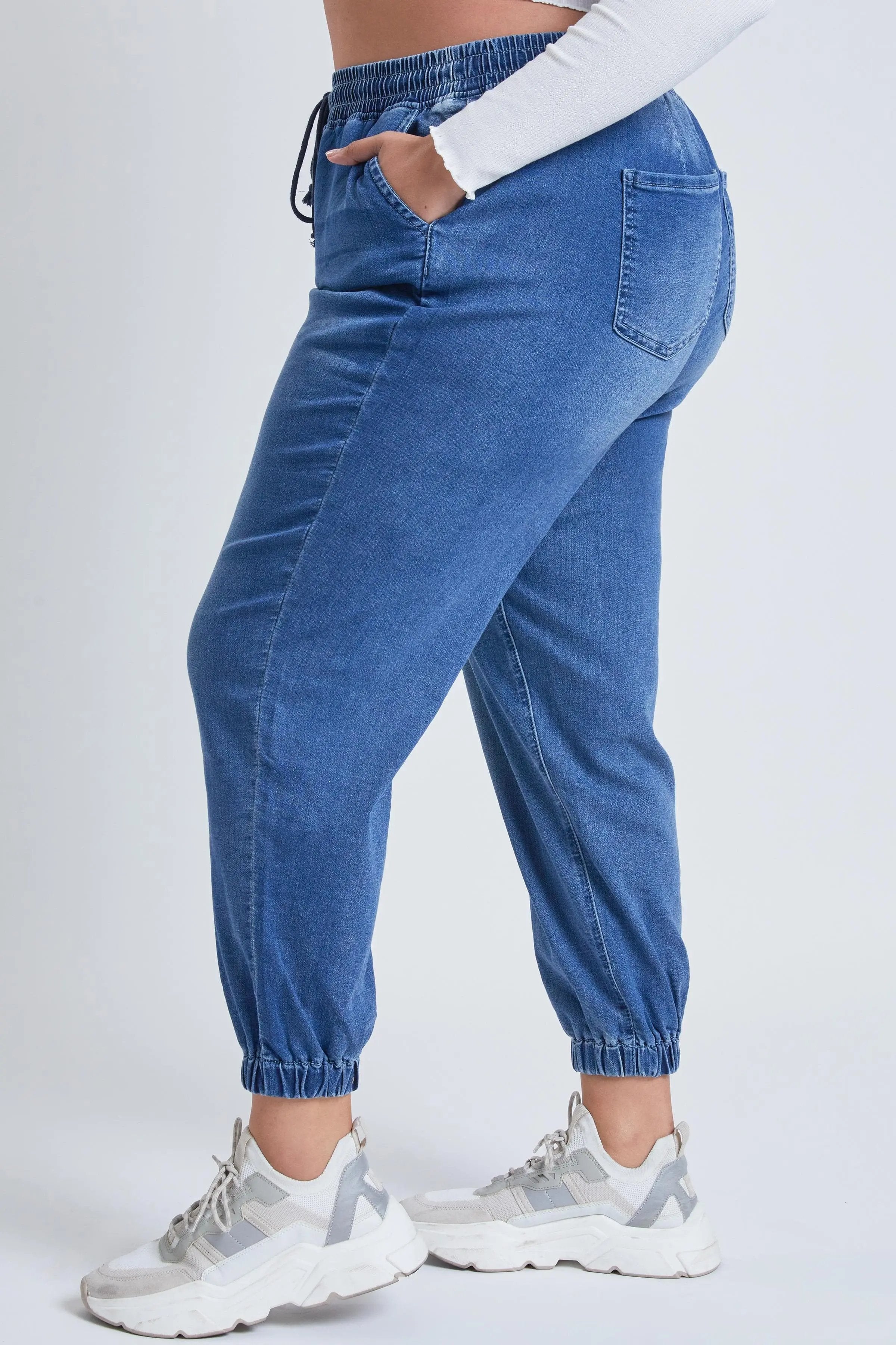 Women's Plus Loungewear Jogger - Love Salve