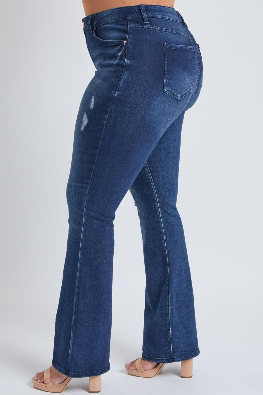 Women's Plus Size Basic Flare Jeans YMI JEANS