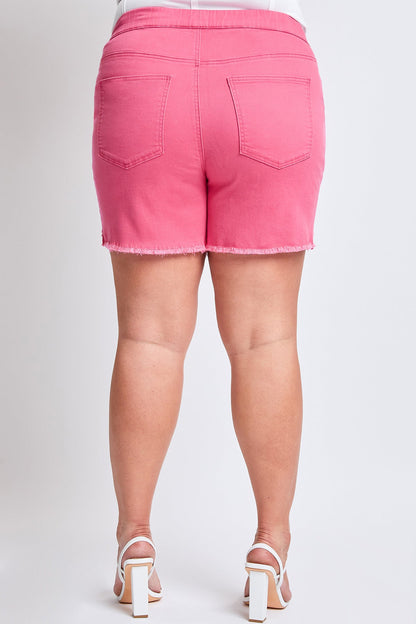 YMI JEANS: Plus Size Frayed Shorts