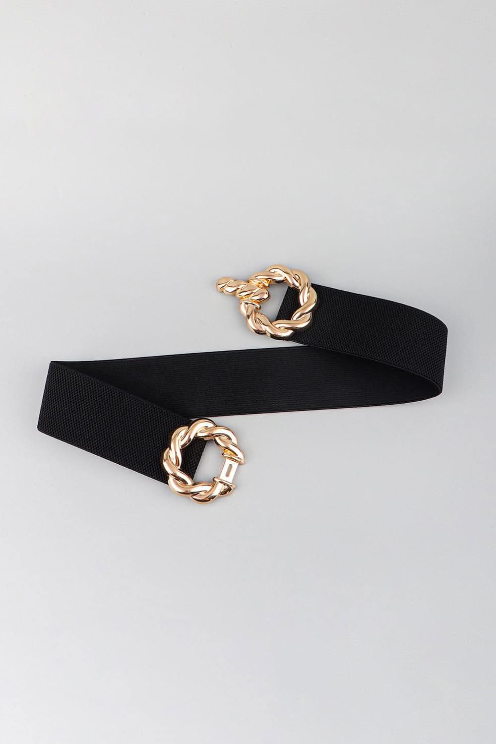 Elastic belt with zinc alloy buckle - Love Salve 