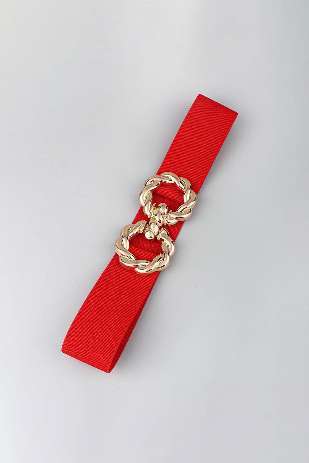 Elastic belt with zinc alloy buckle - Love Salve 