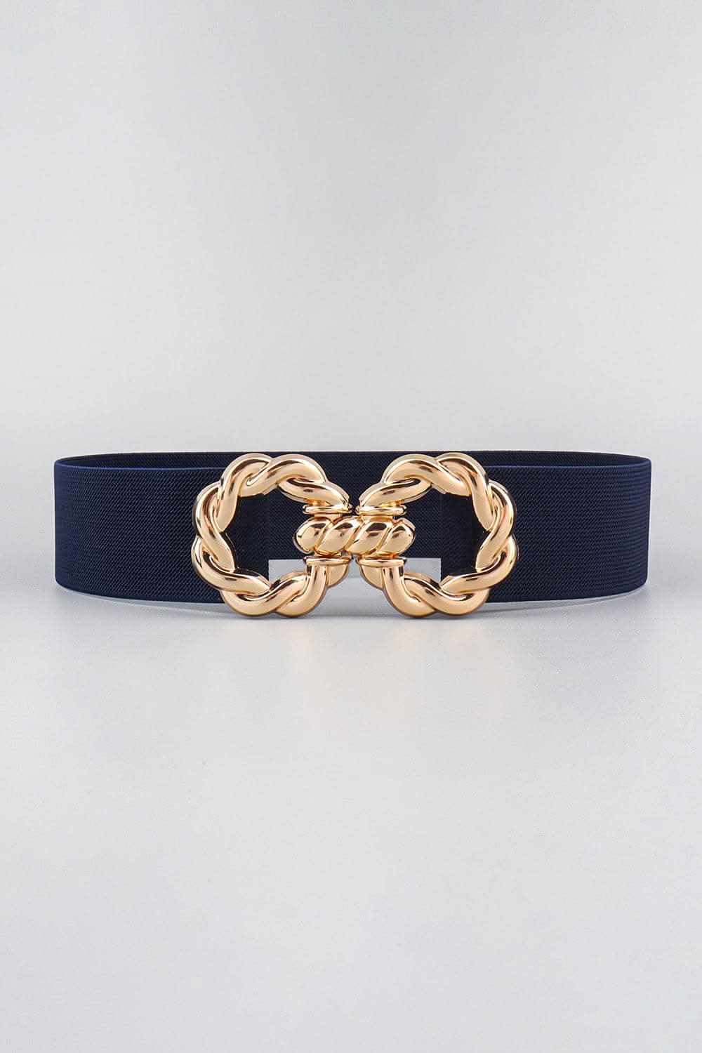 Elastic belt with zinc alloy buckle - Love Salve 