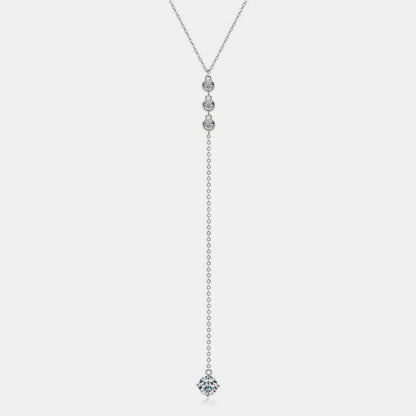Elegant Moissanite Drop Necklace - Love Salve 