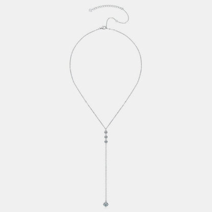 Elegant Moissanite Drop Necklace - Love Salve 