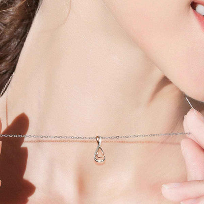 Elegant Moissanite Infinity Pendant - Love Salve 
