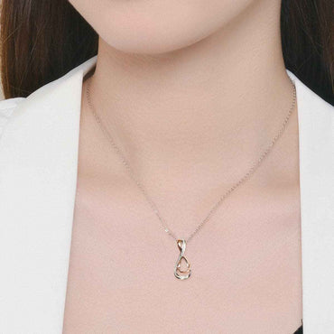 Elegant Moissanite Infinity Pendant - Love Salve 