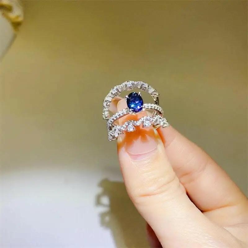 Elegant Moissanite Ring 1 Ct - Love Salve 