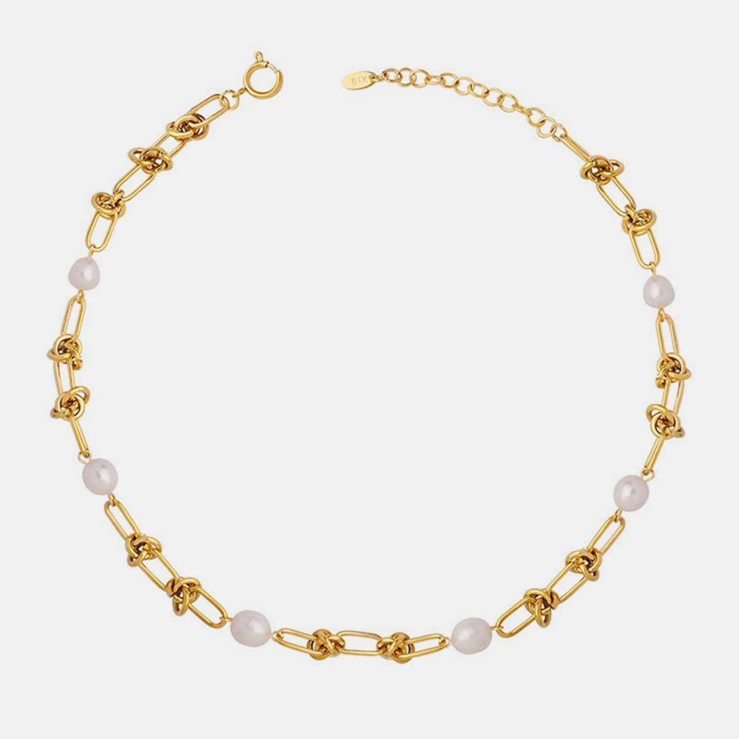 Elegant Pearl Charm Necklace - Love Salve 