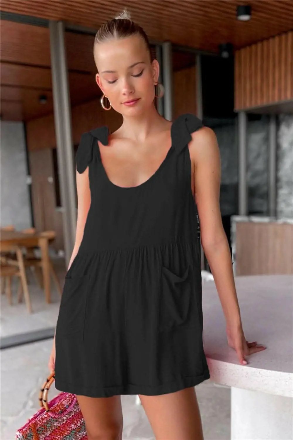 Elegant Scoop Neck Jumpsuit - Love Salve 