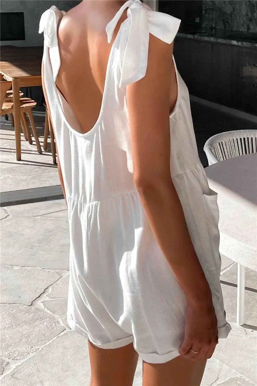 Elegant Scoop Neck Jumpsuit - Love Salve 