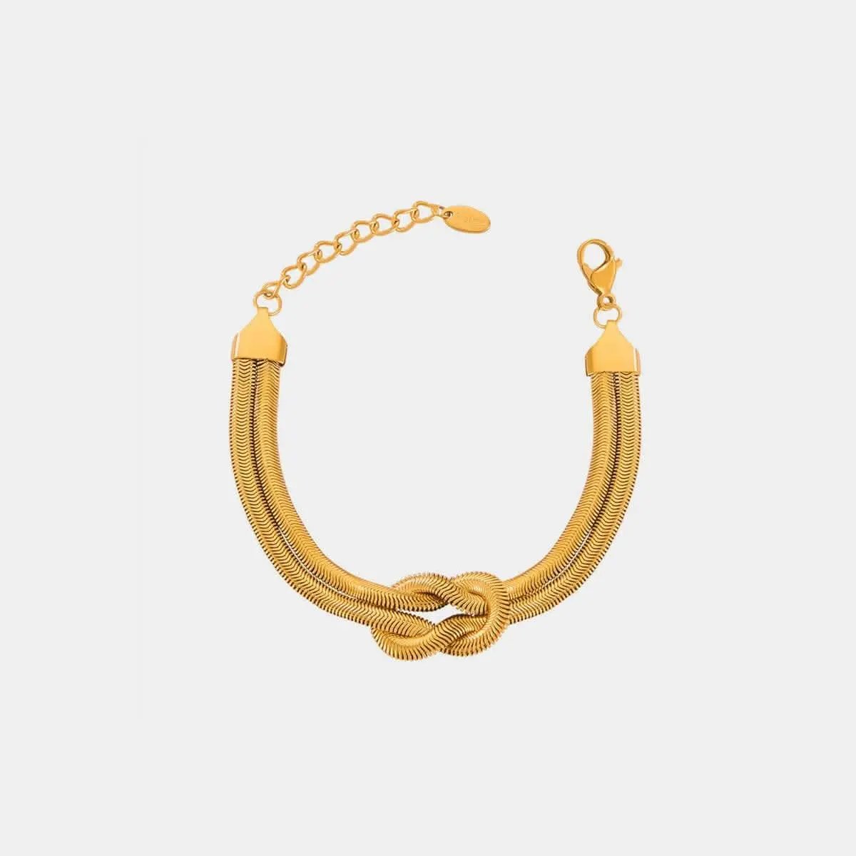 Elegant gold-plated knot bracelet - Love Salve 