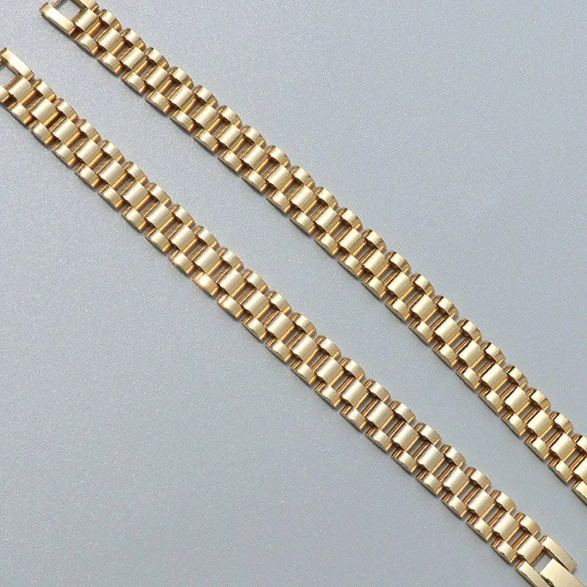 Elegant gold-plated titanium bracelet - Love Salve 