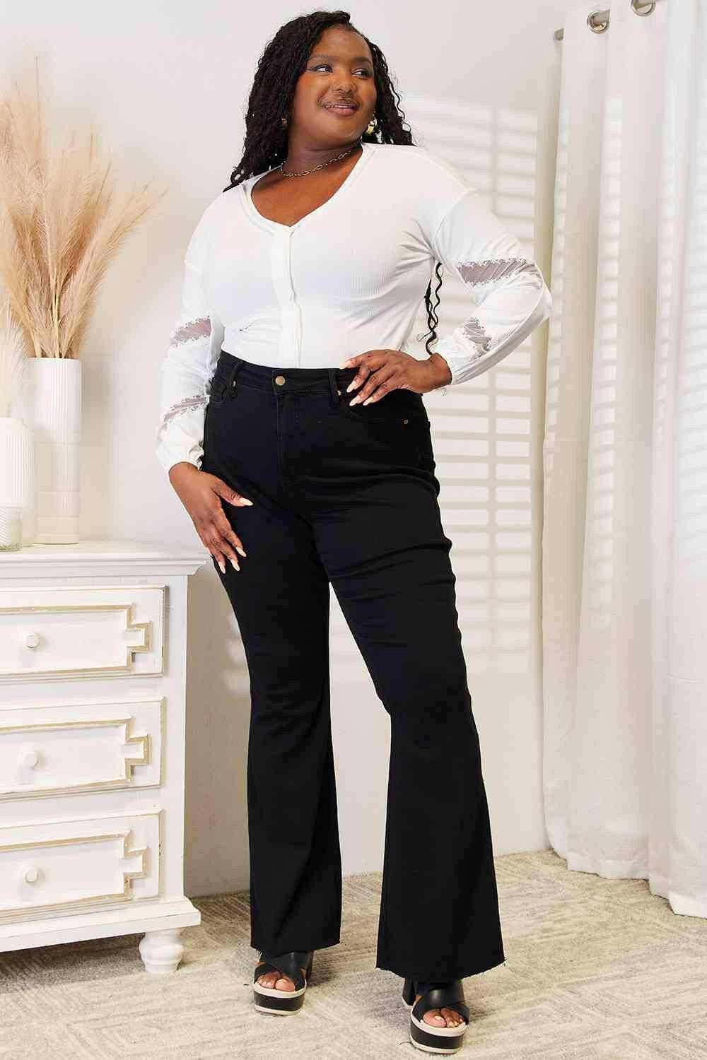 Elegant lace v-neck blouse - Love Salve 