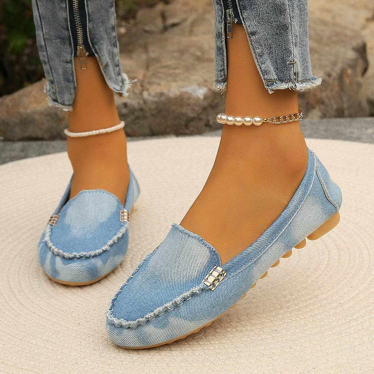 Elegant round toe loafers - Love Salve 