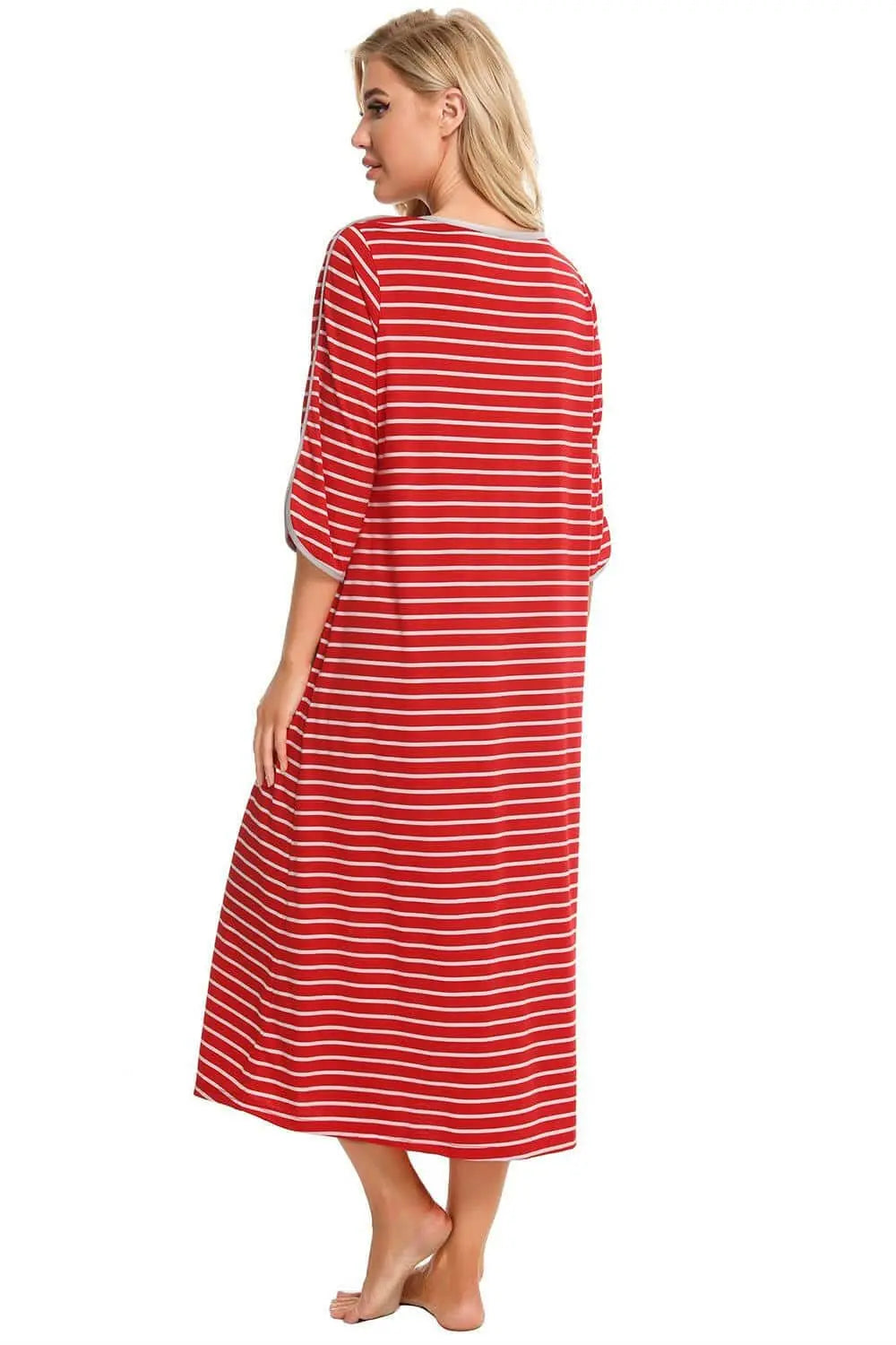 Elegant sheer night dress with pockets - Love Salve 