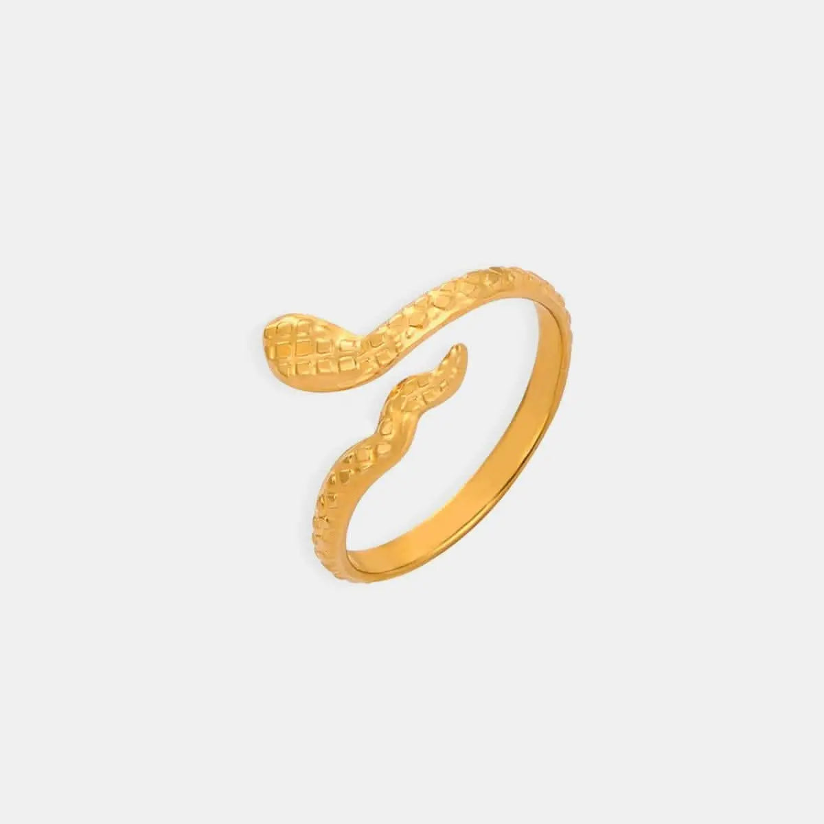 Elegant snake bypass ring - Love Salve 