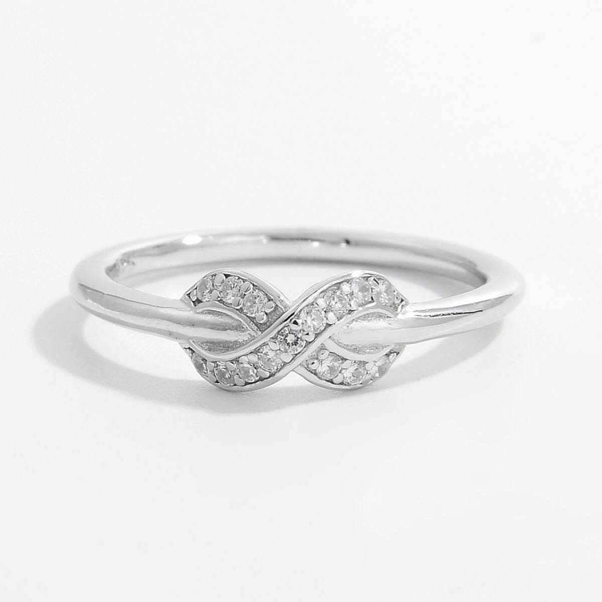 Elegant zircon geometric ring - Love Salve 