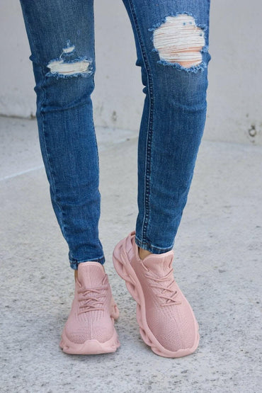Elevate Your Style with Mesh Platform Sneakers for Active Lifestyle 