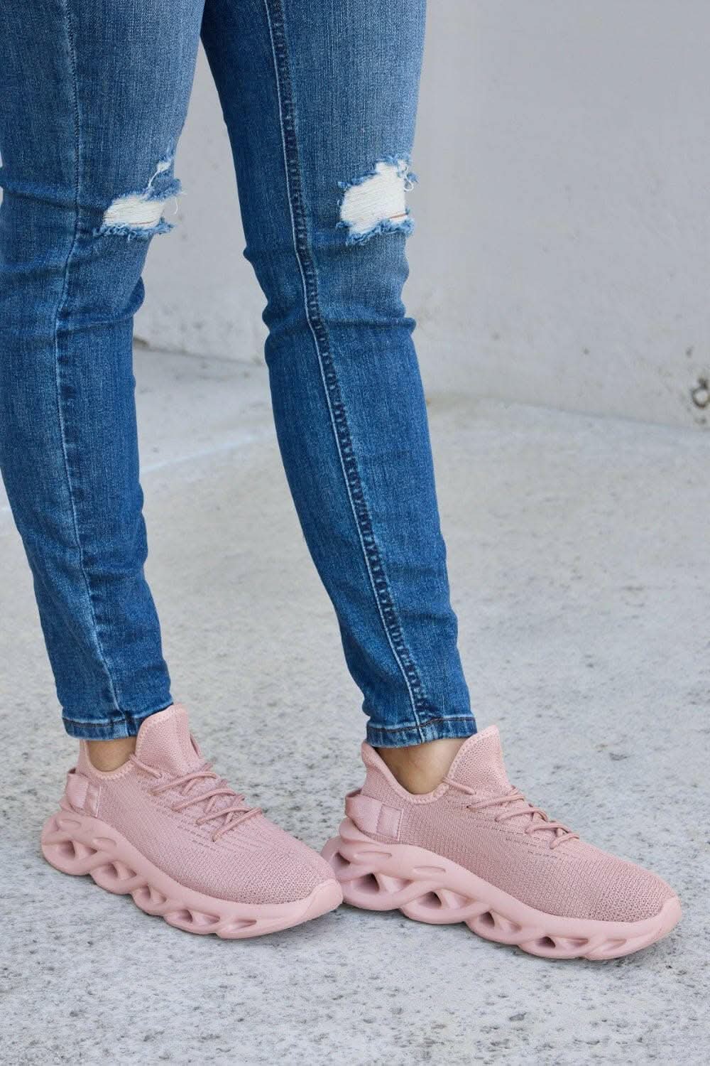 Elevate Your Style with Mesh Platform Sneakers for Active Lifestyle - Love Salve 