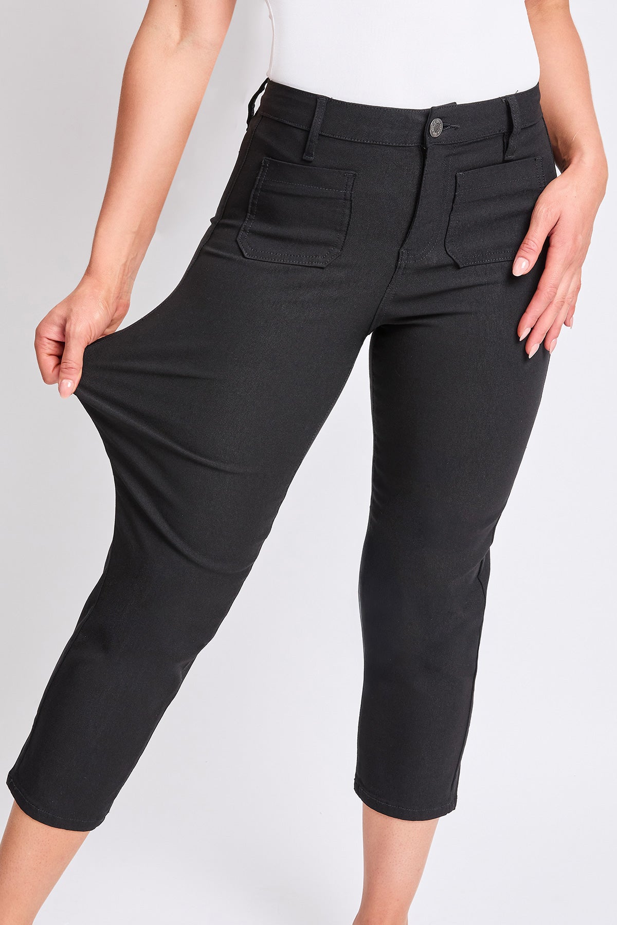 Women's Hyperstretch Crop Straight  Pants YMI JEANS