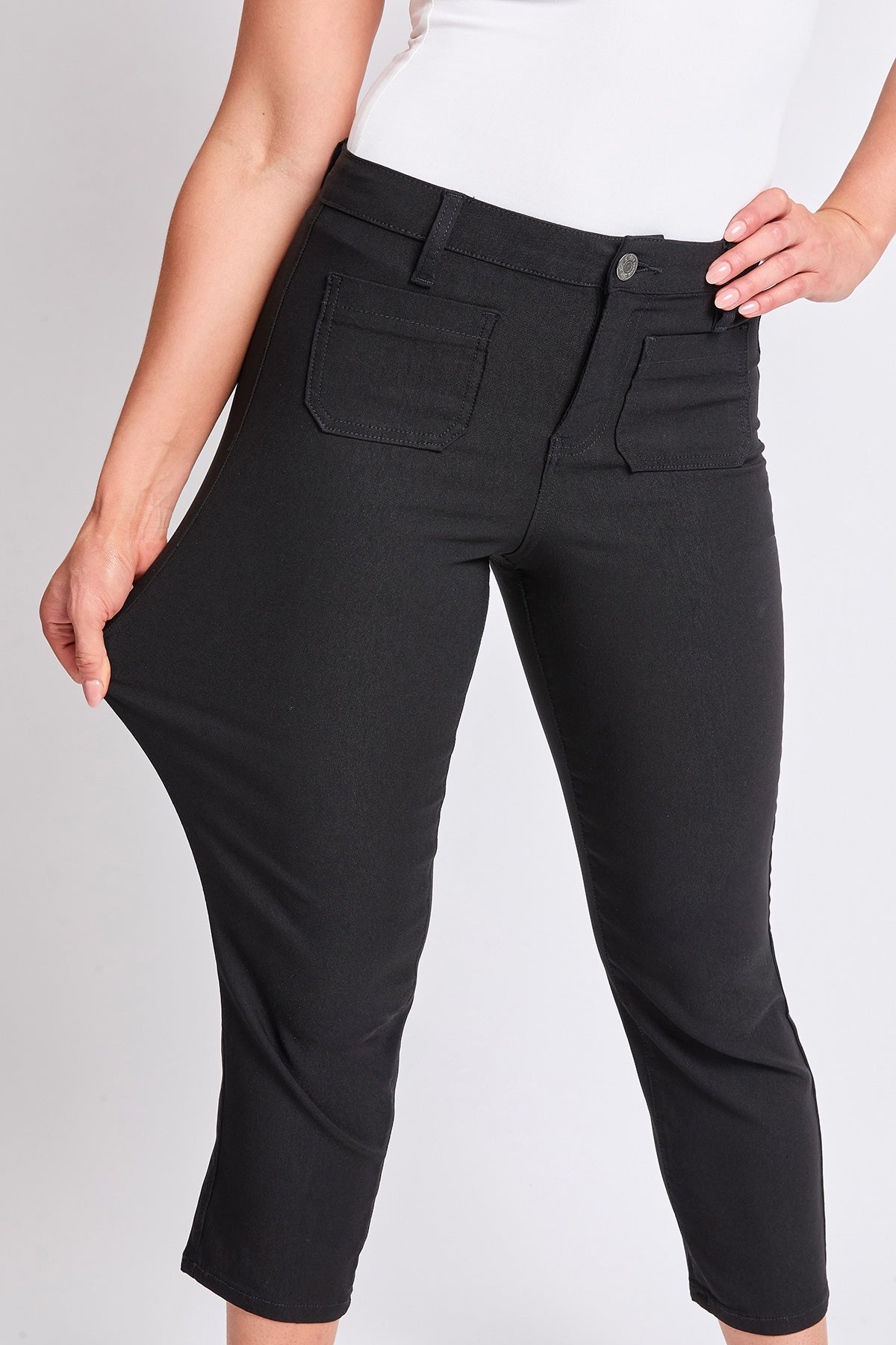 Women's Hyperstretch Crop Straight  Pants YMI JEANS