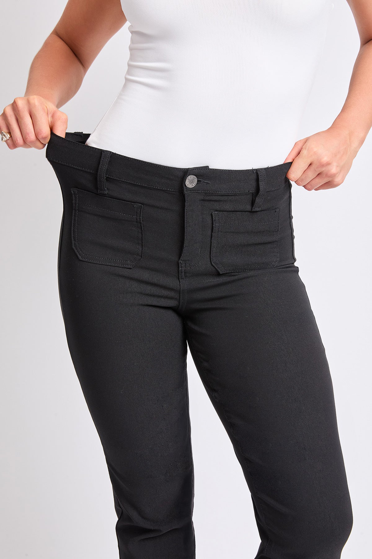 Women's Hyperstretch Crop Straight  Pants YMI JEANS