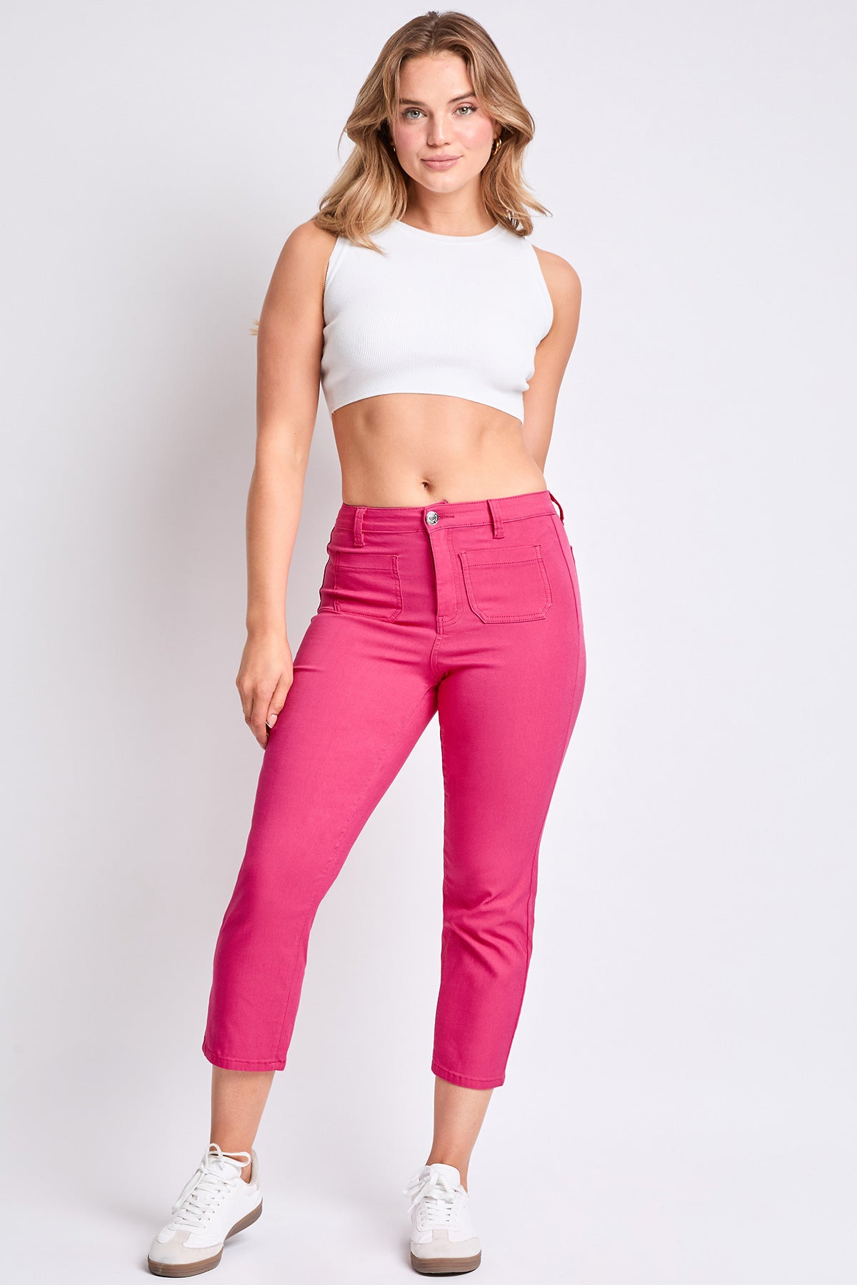 Women's Hyperstretch Crop Straight  Pants YMI JEANS