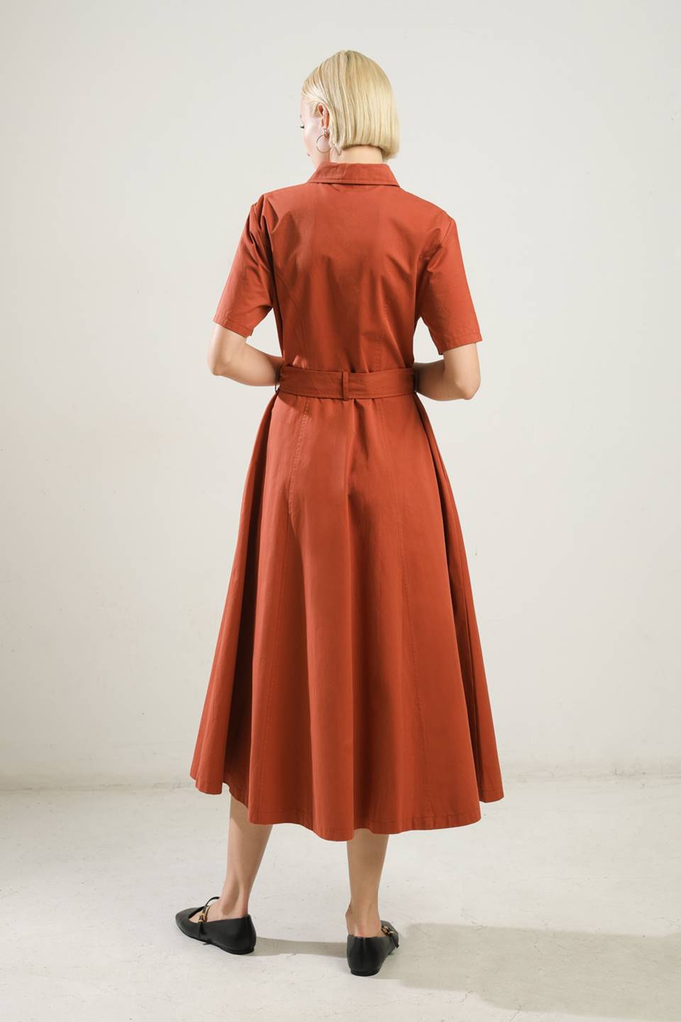 LUXE LIVING WOVEN MIDI DRESS Flying Tomato