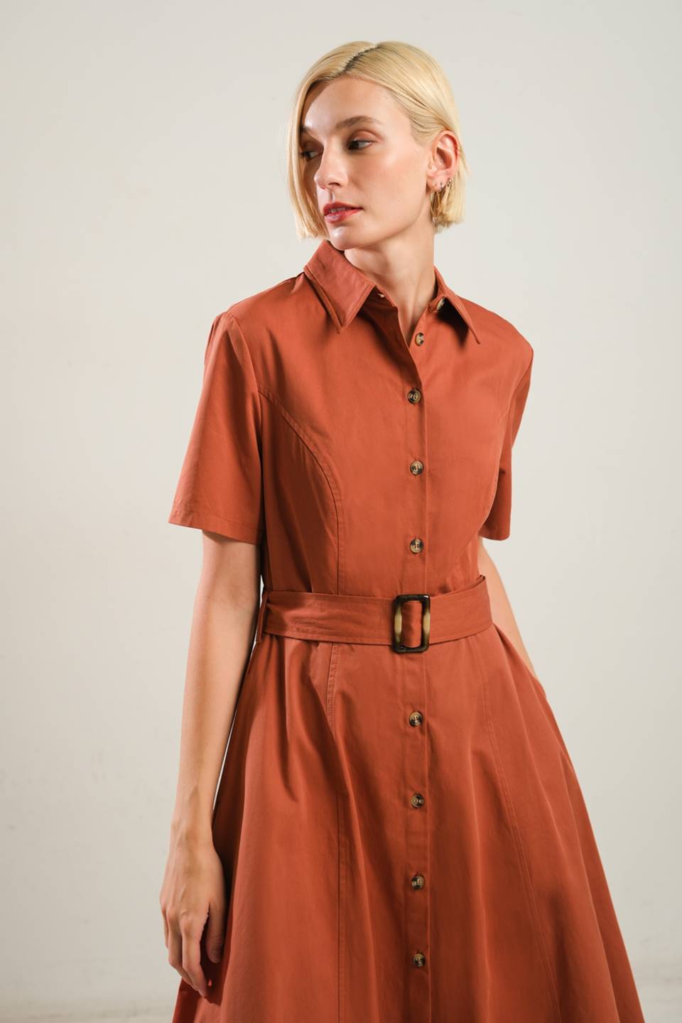 LUXE LIVING WOVEN MIDI DRESS Flying Tomato