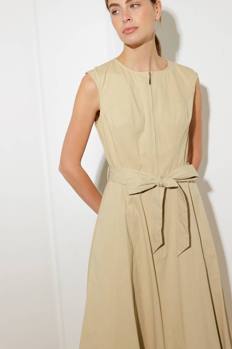 DELICATE DREAMS WOVEN MIDI DRESS Flying Tomato