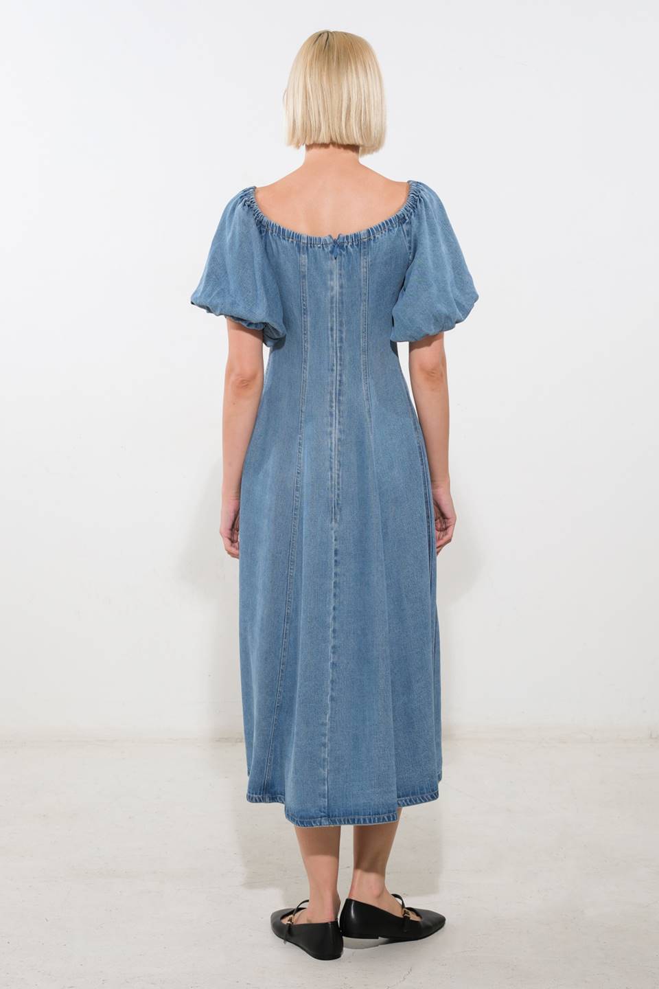 COASTAL CUTIE TENCEL MIDI DRESS Flying Tomato