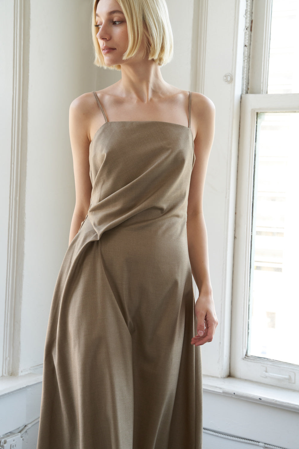 HAPPILY YOURS WOVEN MIDI DRESS Flying Tomato