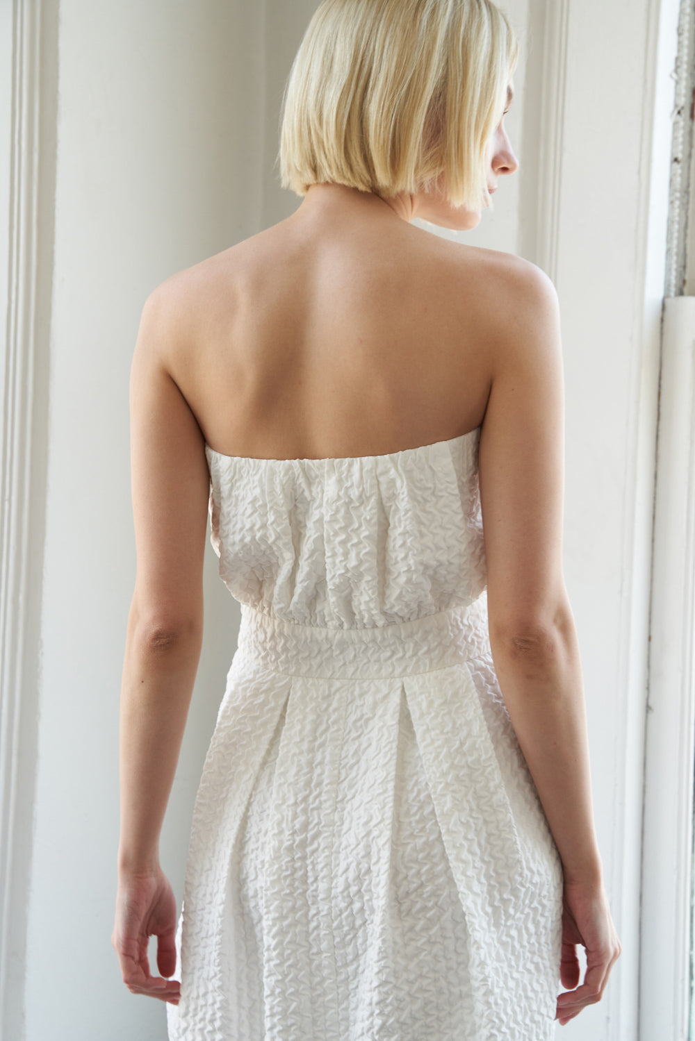 IN DOLLY WE TRUST WOVEN MIDI DRESS Flying Tomato