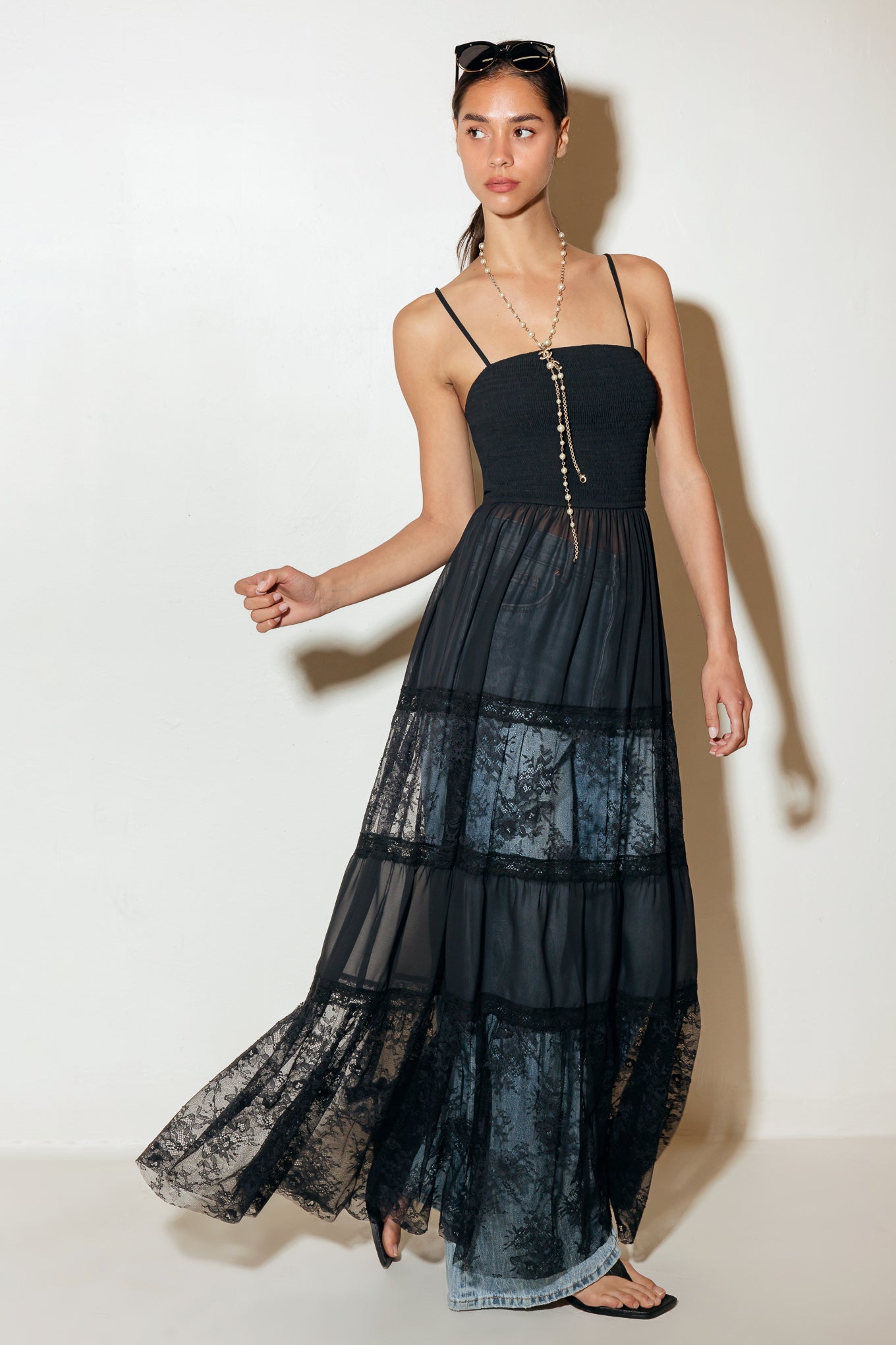 REMARKBLE ENTRANCE STRAP MAXI TOP Flying Tomato