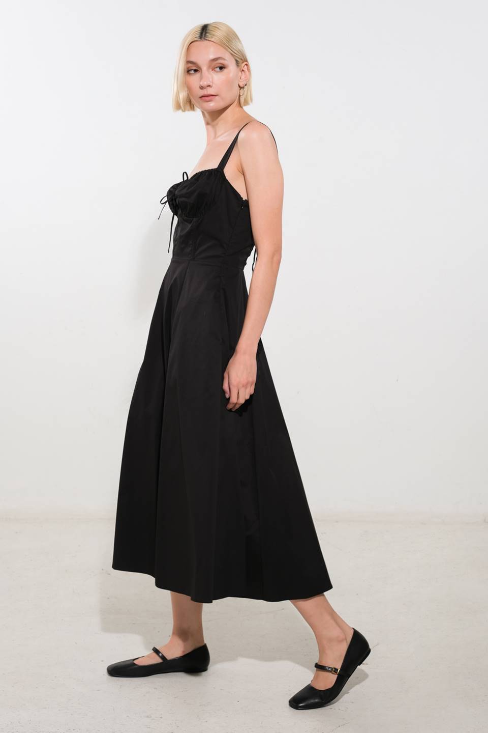 OCEANIC OPULENCE WOVEN MIDI DRESS Flying Tomato