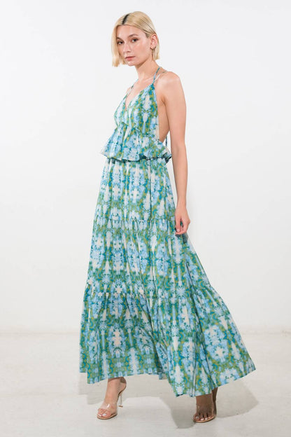 MOONLIGHT WHISPER WOVEN MAXI DRESS