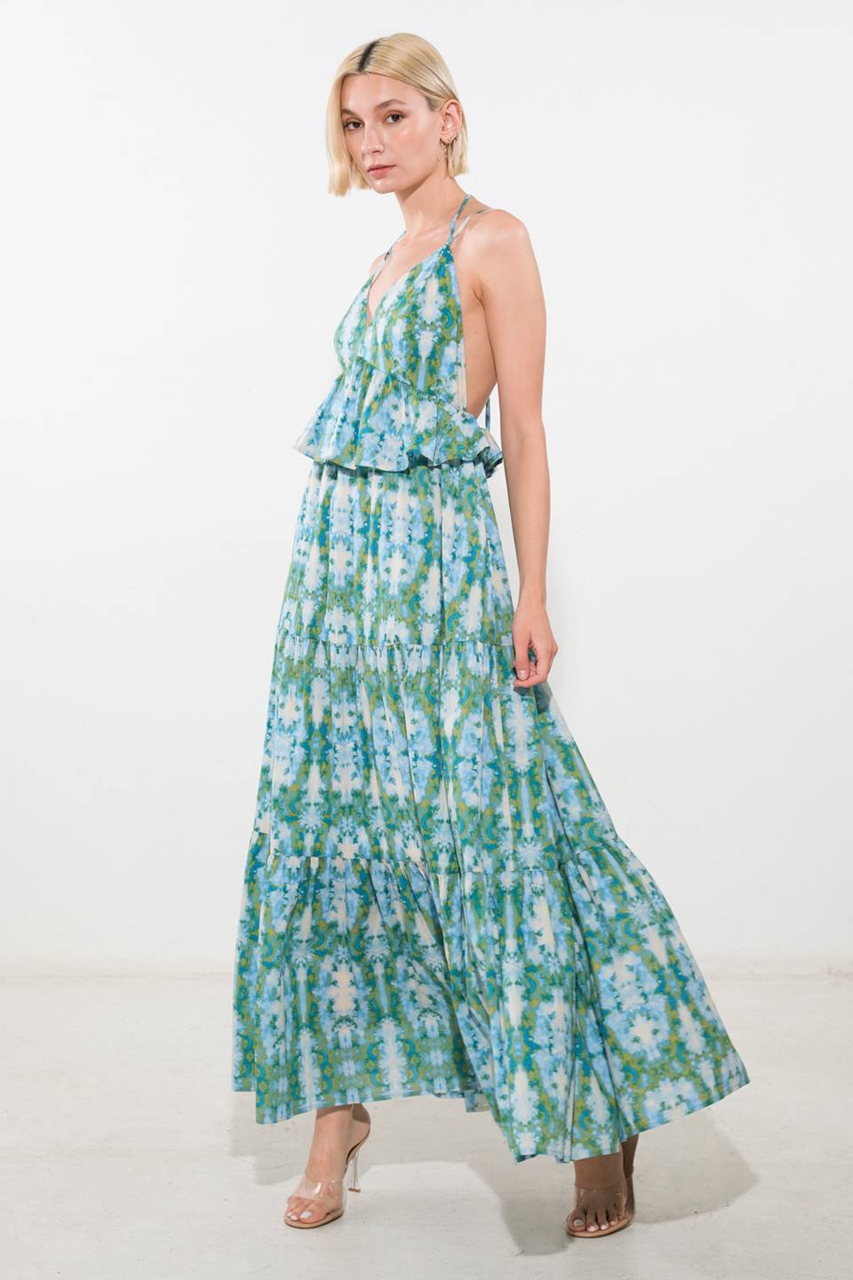 MOONLIGHT WHISPER WOVEN MAXI DRESS Flying Tomato