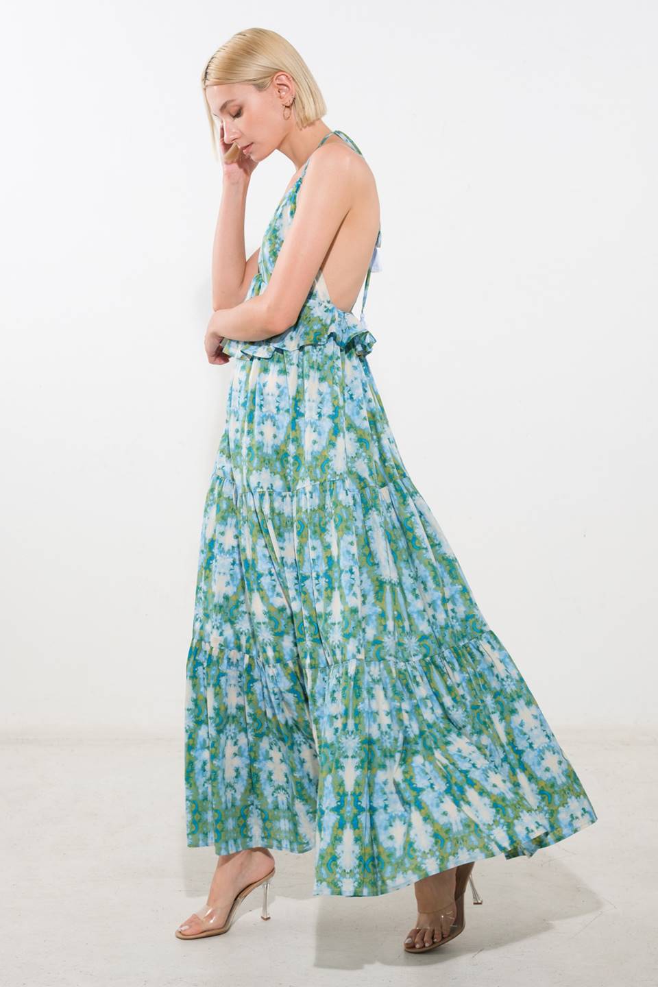 MOONLIGHT WHISPER WOVEN MAXI DRESS Flying Tomato