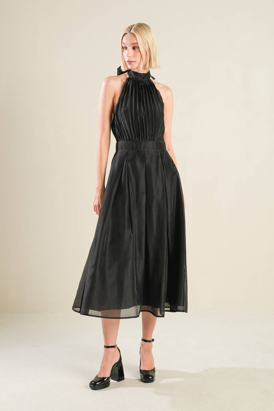 INVITATION TO LOVE WOVEN MIDI DRESS Flying Tomato