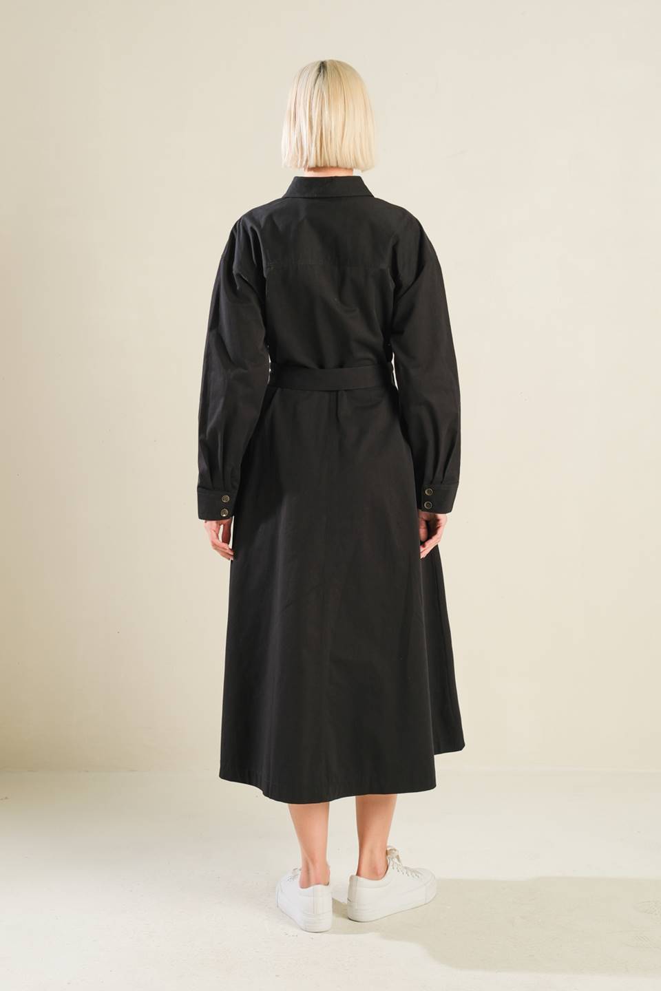 CHARMING DECISION WOVEN MIDI DRESS Flying Tomato