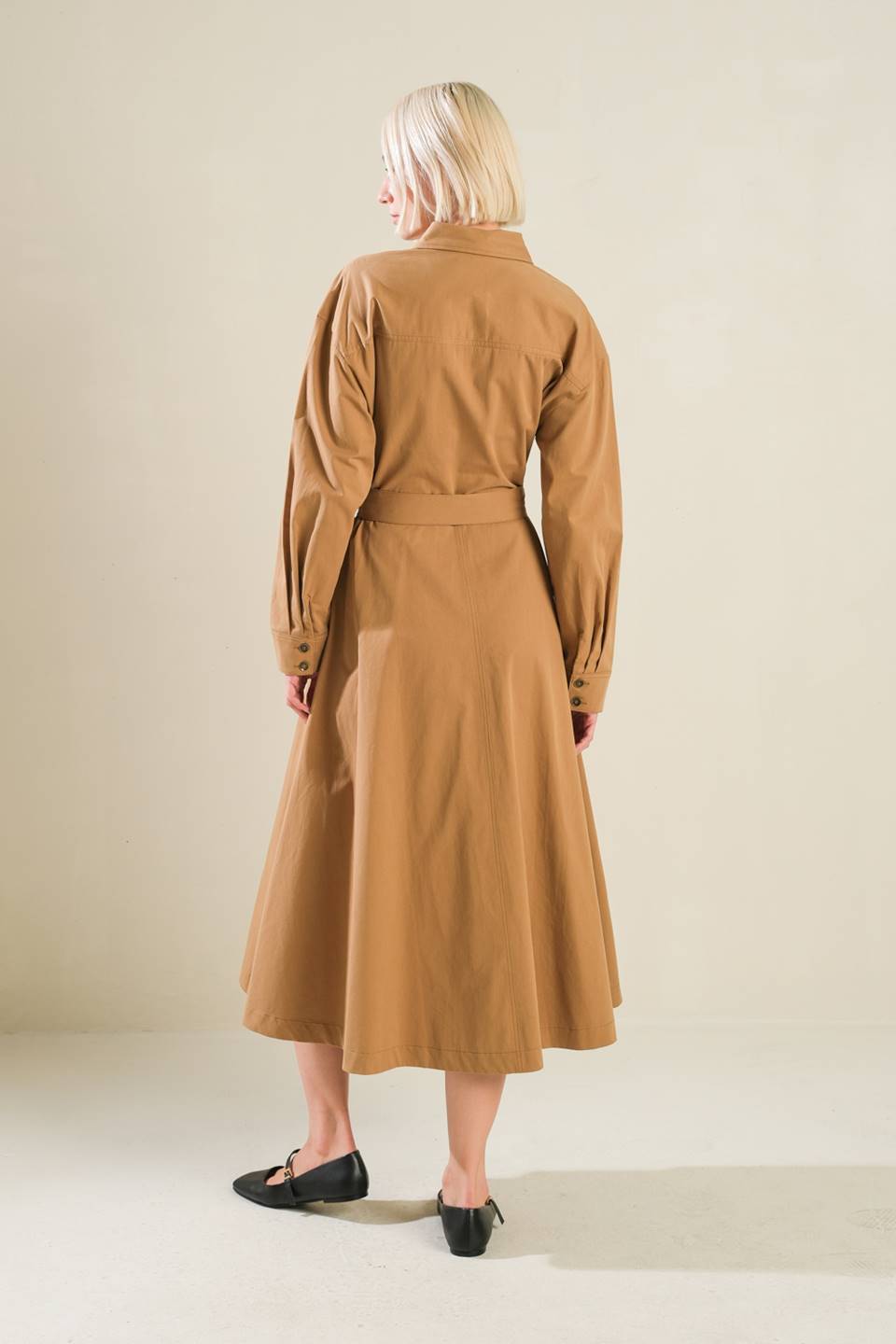 CHARMING DECISION WOVEN MIDI DRESS Flying Tomato