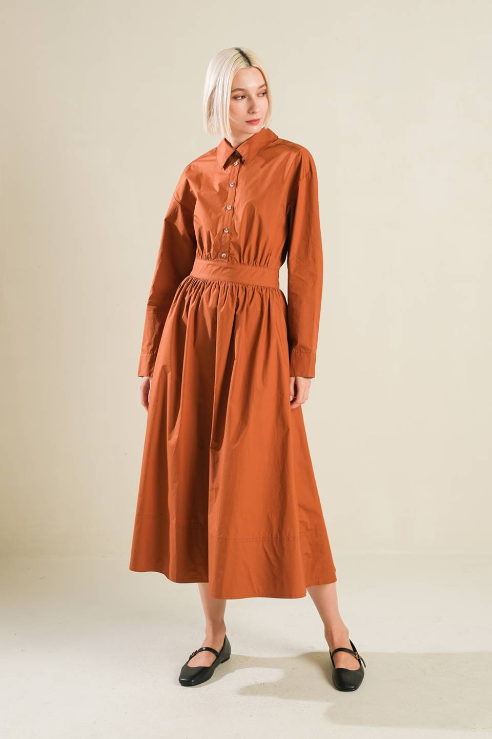 MEADOW MUSE WOVEN MIDI DRESS Flying Tomato