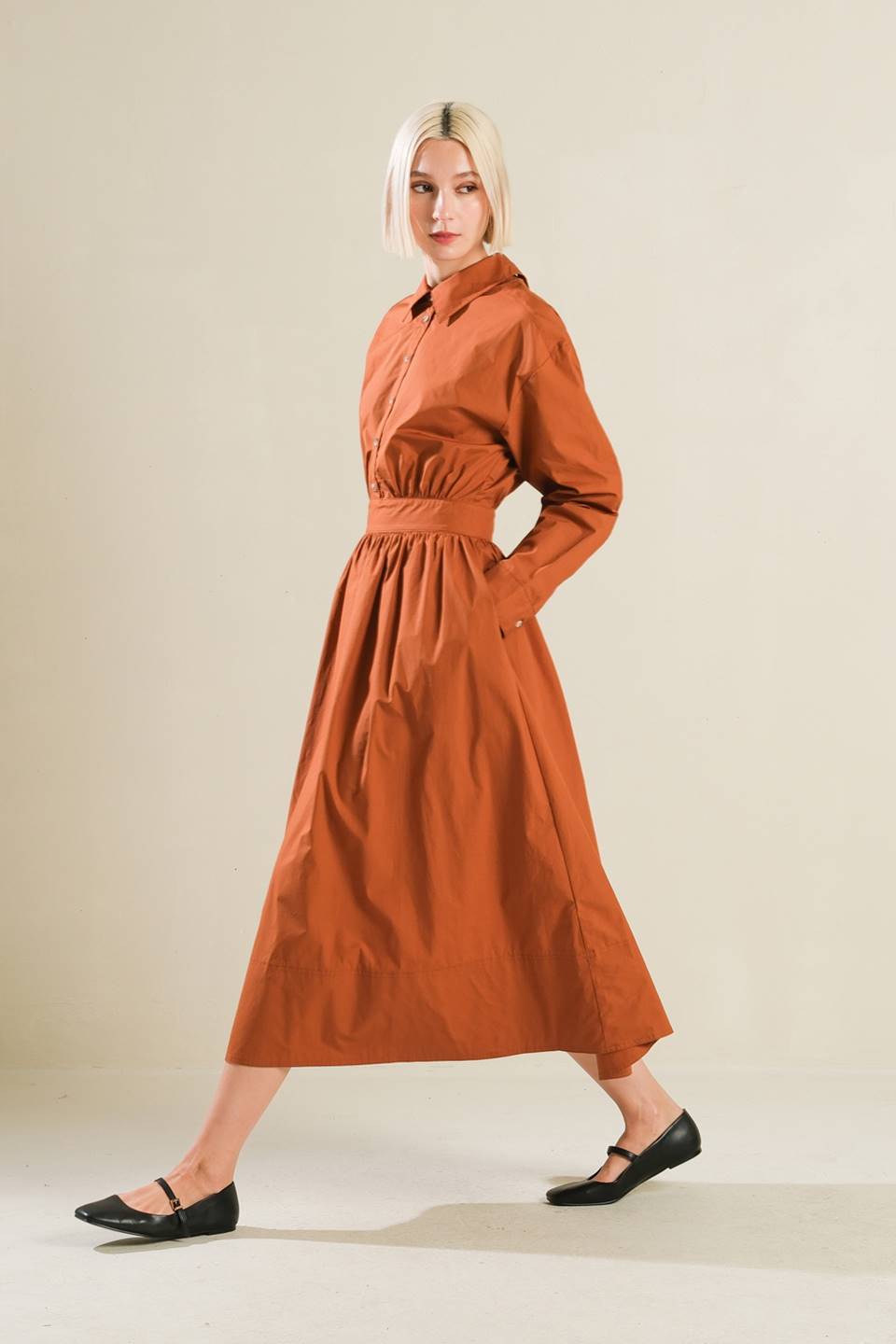 MEADOW MUSE WOVEN MIDI DRESS Flying Tomato