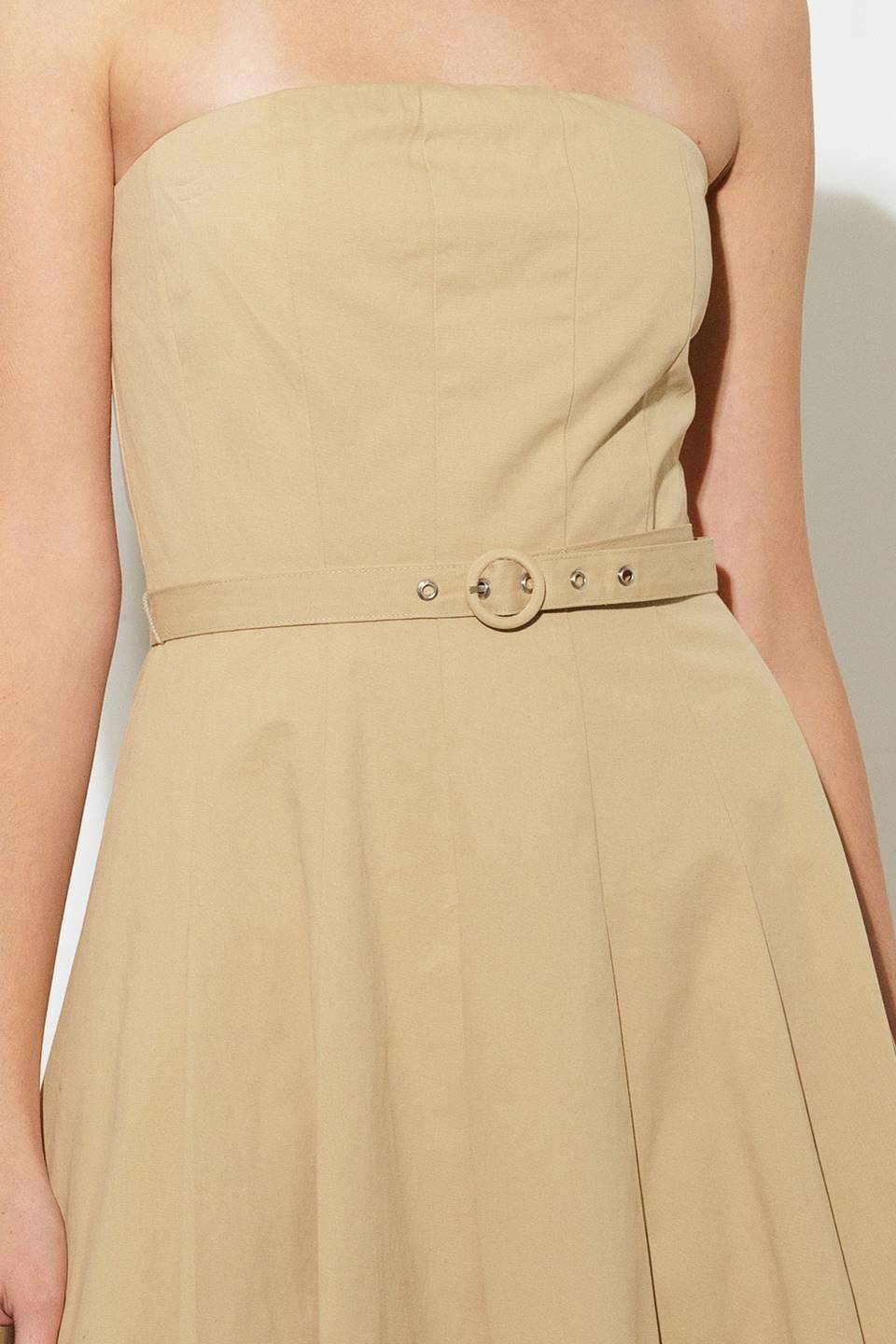 TAKING COMPLIMENTS WOVEN MIDI DRESS Flying Tomato