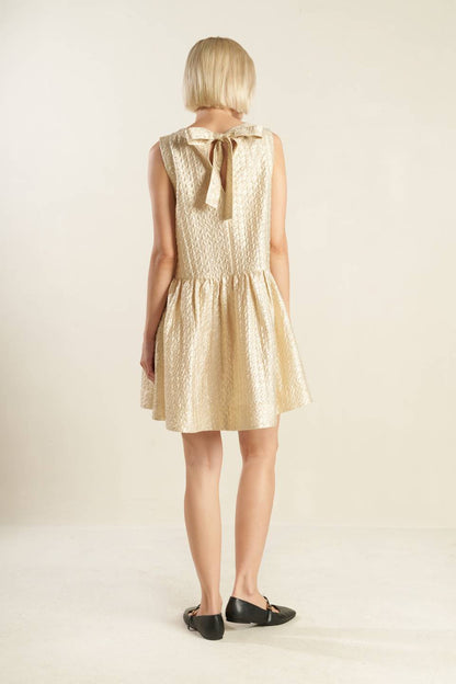 HORIZON HIDEAWAY WOVEN MINI DRESS